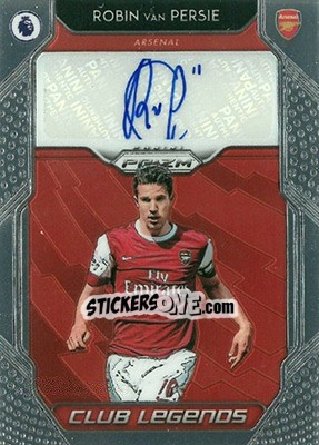 Sticker Robin van Persie - English Premier League 2019-2020. Prizm n. cls17 - Panini