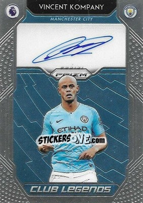 Sticker Vincent Kompany - English Premier League 2019-2020. Prizm n. cls21 - Panini