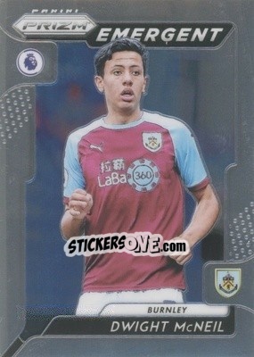 Sticker Dwight McNeil - English Premier League 2019-2020. Prizm n. e3 - Panini