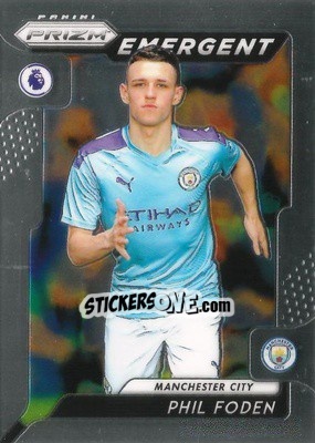 Cromo Phil Foden - English Premier League 2019-2020. Prizm - Panini