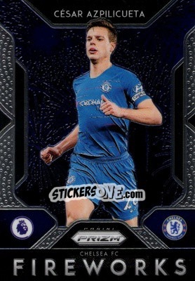 Cromo Cesar Azpilicueta - English Premier League 2019-2020. Prizm - Panini