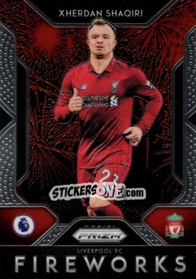 Sticker Xherdan Shaqiri - English Premier League 2019-2020. Prizm n. f8 - Panini