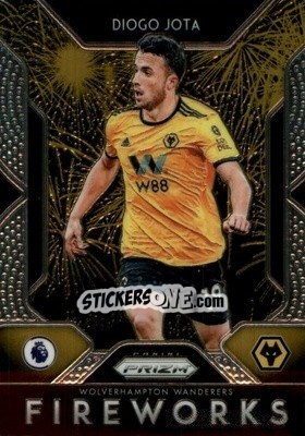 Sticker Diogo Jota - English Premier League 2019-2020. Prizm n. f19 - Panini