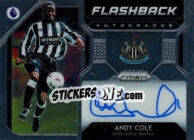Sticker Andy Cole - English Premier League 2019-2020. Prizm n. fba2 - Panini