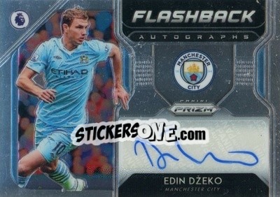 Sticker Edin Dzeko - English Premier League 2019-2020. Prizm - Panini