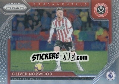 Sticker Oliver Norwood - English Premier League 2019-2020. Prizm n. fu20 - Panini