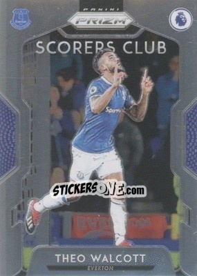 Sticker Theo Walcott - English Premier League 2019-2020. Prizm n. sc11 - Panini