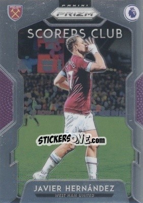 Figurina Javier Hernandez - English Premier League 2019-2020. Prizm - Panini