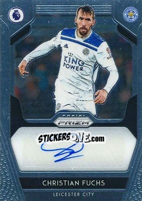 Sticker Christian Fuchs - English Premier League 2019-2020. Prizm n. s7 - Panini