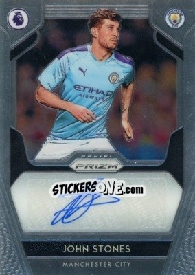 Sticker John Stones - English Premier League 2019-2020. Prizm n. s26 - Panini