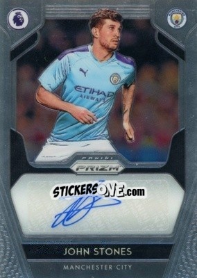 Figurina John Stones - English Premier League 2019-2020. Prizm - Panini