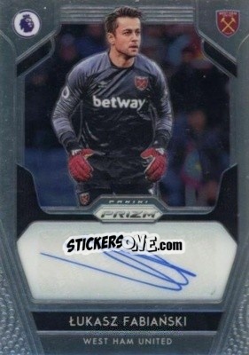 Sticker Lukasz Fabianski - English Premier League 2019-2020. Prizm n. s31 - Panini