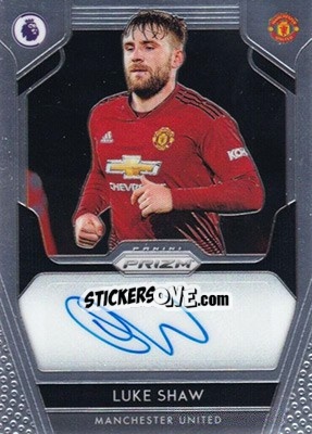 Sticker Luke Shaw - English Premier League 2019-2020. Prizm - Panini