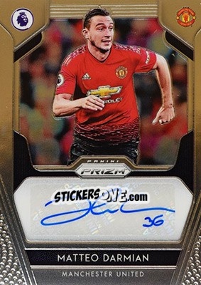 Sticker Matteo Darmian - English Premier League 2019-2020. Prizm n. s34 - Panini