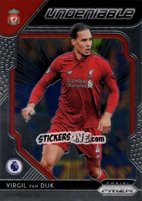 Sticker Virgil van Dijk - English Premier League 2019-2020. Prizm n. u7 - Panini