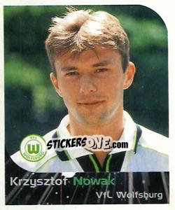 Sticker Krysztof Nowak - German Football Bundesliga 1999-2000 - Panini