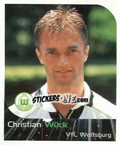 Sticker Christian Wück - German Football Bundesliga 1999-2000 - Panini