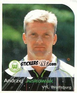 Cromo Andrzej Juskowiak - German Football Bundesliga 1999-2000 - Panini