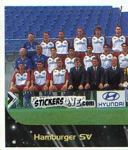 Sticker Hamburger Sportverein - Mannschaft (Puzzle) - German Football Bundesliga 1999-2000 n. 170 - Panini