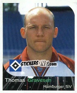 Cromo Thomas Gravesen - German Football Bundesliga 1999-2000 - Panini