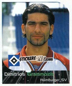Sticker Dimitrios Grammozis - German Football Bundesliga 1999-2000 - Panini