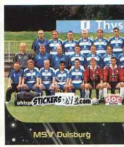Cromo FC Schalke 04 Gelsenkirchen - Mannschaft (Puzzle) - German Football Bundesliga 1999-2000 - Panini