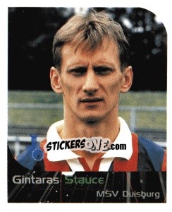 Figurina Gintaras Stauce - German Football Bundesliga 1999-2000 - Panini