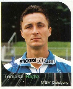 Sticker Tomasz Hajto - German Football Bundesliga 1999-2000 - Panini