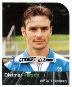Figurina Dietmar Hirsch - German Football Bundesliga 1999-2000 - Panini