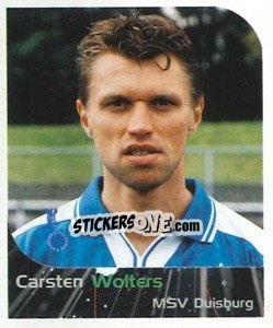 Cromo Carsten Wolters - German Football Bundesliga 1999-2000 - Panini