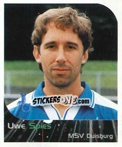 Sticker Uwe Spies - German Football Bundesliga 1999-2000 - Panini