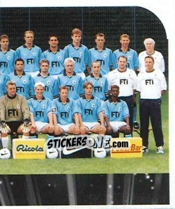 Sticker TSV 1860 München - Mannschaft (Puzzle) - German Football Bundesliga 1999-2000 - Panini