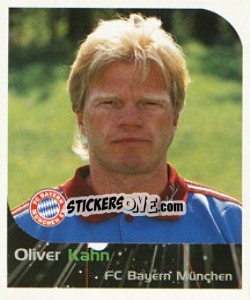 Cromo Oliver Kahn - German Football Bundesliga 1999-2000 - Panini