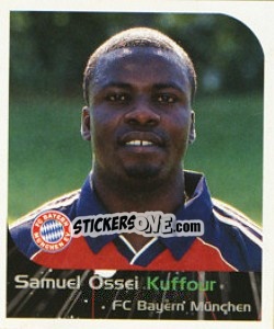 Cromo Samuel Osei Kuffour - German Football Bundesliga 1999-2000 - Panini