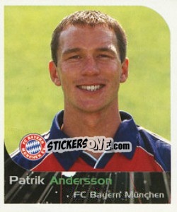 Sticker Patrik Andersson - German Football Bundesliga 1999-2000 - Panini