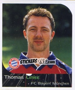 Sticker Thomas Linke - German Football Bundesliga 1999-2000 - Panini