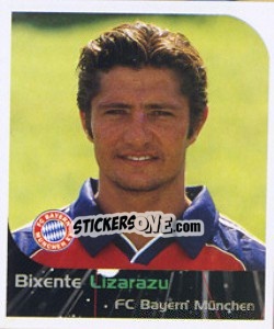 Cromo Bixente Lizarazu - German Football Bundesliga 1999-2000 - Panini