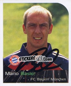 Sticker Mario Basler - German Football Bundesliga 1999-2000 - Panini