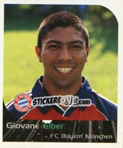 Sticker Giovane Elber - German Football Bundesliga 1999-2000 - Panini