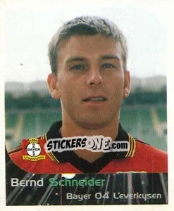 Sticker Bernd Schneider - German Football Bundesliga 1999-2000 - Panini