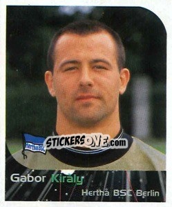 Sticker Gabor Kiraly - German Football Bundesliga 1999-2000 - Panini