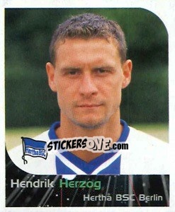 Sticker Hendrik Herzog - German Football Bundesliga 1999-2000 - Panini