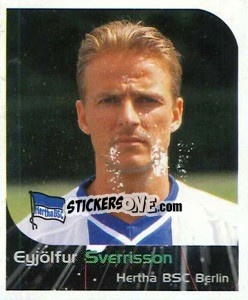 Sticker Eyjölfur Sverrisson - German Football Bundesliga 1999-2000 - Panini