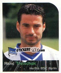 Sticker René Tretschok - German Football Bundesliga 1999-2000 n. 73 - Panini