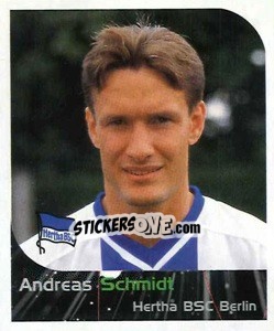 Sticker Andreas Schmidt - German Football Bundesliga 1999-2000 - Panini