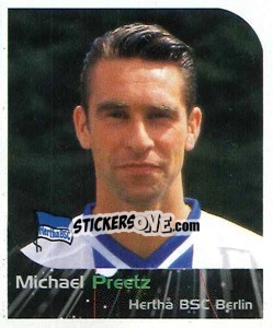 Figurina Michael Preetz - German Football Bundesliga 1999-2000 - Panini