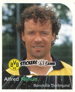 Sticker Alfred Nijhuis - German Football Bundesliga 1999-2000 - Panini
