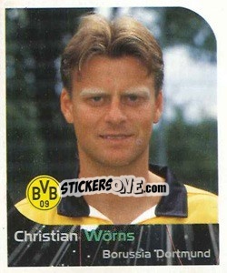 Cromo Christian Wörns - German Football Bundesliga 1999-2000 - Panini