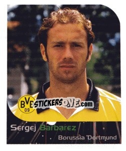 Cromo Sergej Barbarez - German Football Bundesliga 1999-2000 - Panini