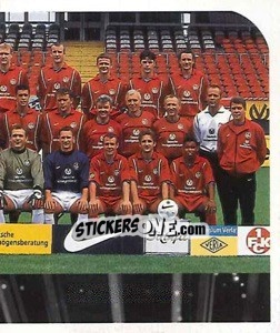 Sticker 1. FC Kaiserslautern - Mannschaft (Puzzle) - German Football Bundesliga 1999-2000 n. 117 - Panini